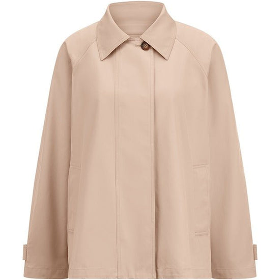Young Ideas & Henmores - Top Button Detail Short Jacket - 840 Straw Beige - 8