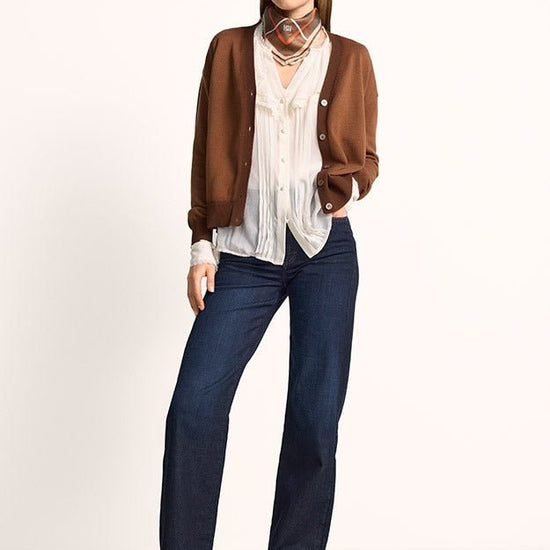 Young Ideas & Henmores -Vibrant Glow Button Down Cardigan -613 Pecan -8