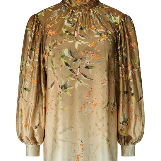 Young Ideas & Henmores -Vibrant Glow Floral Blouse -868 Oat Multi -8