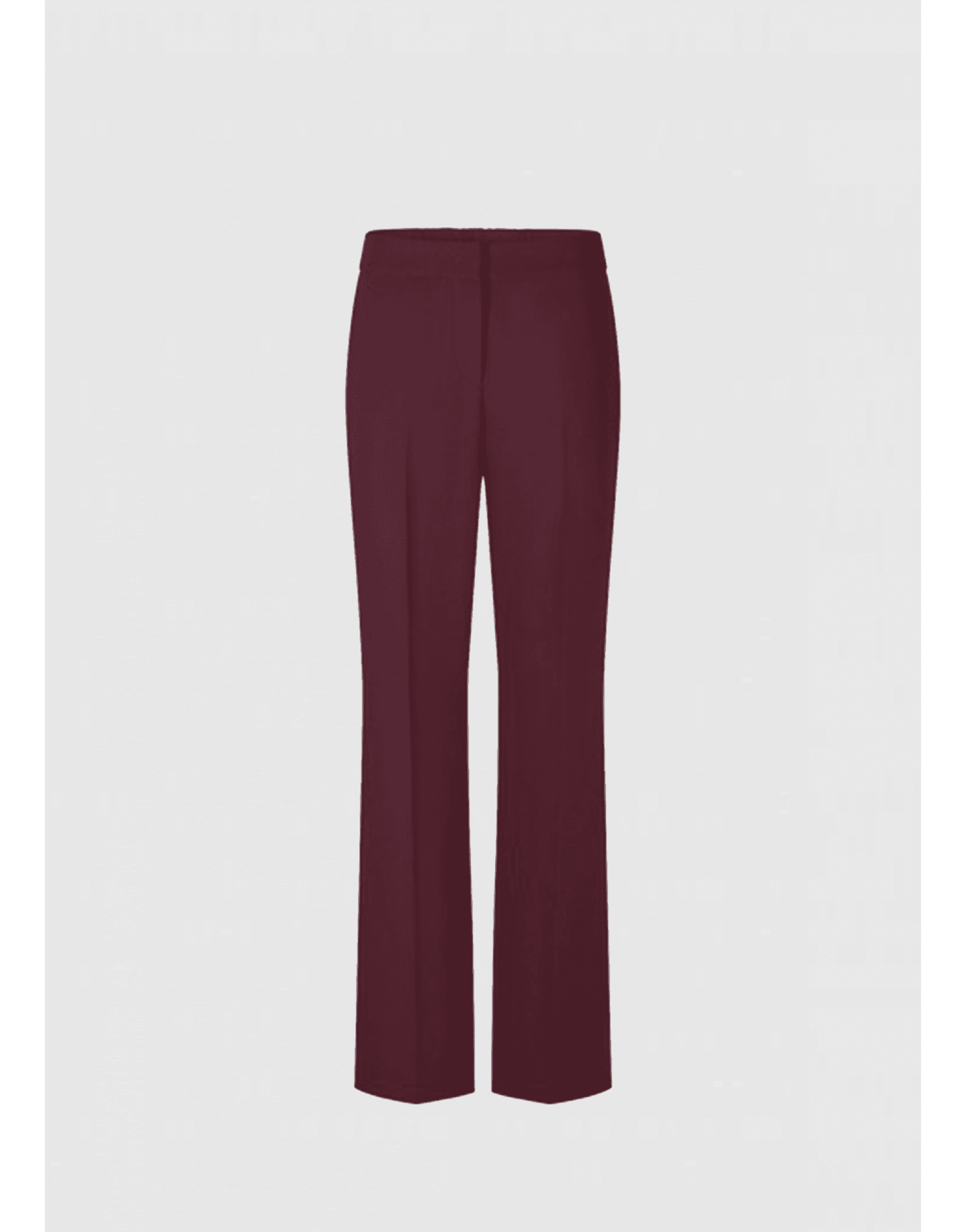 Young Ideas/Henmores - Wide Fit Elasticated Back Trousers - 346 Burgundy - 8