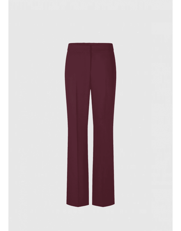 Young Ideas/Henmores - Wide Fit Elasticated Back Trousers - 346 Burgundy - 8