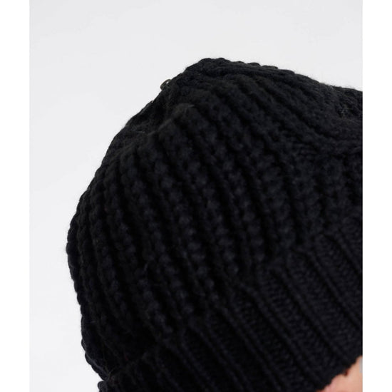 Young Ideas/Henmores - Aaf Knitted Beanie With Pom Pom - Black - OS