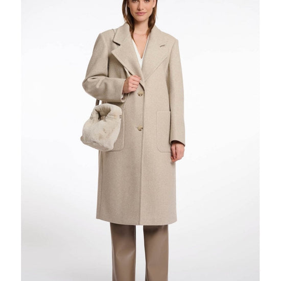Young Ideas/Henmores - Cheryl Small Faux Fur Crossbody Bag - Birch - OS