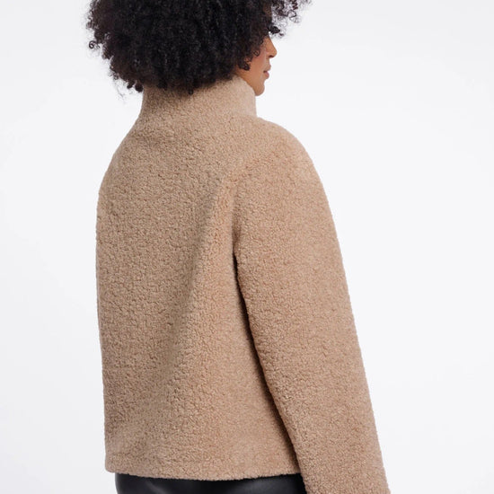 Young Ideas & Henmores -Denu High Collar Jacket -Oat -8