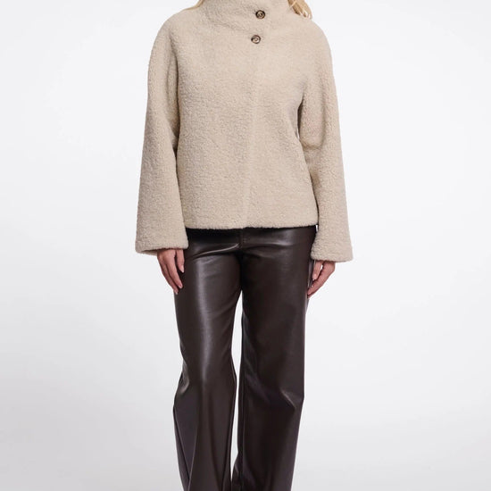Young Ideas & Henmores -Denu High Collar Jacket -Birch -8