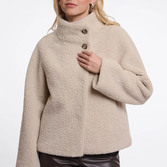 Young Ideas & Henmores -Denu High Collar Jacket -Birch -8