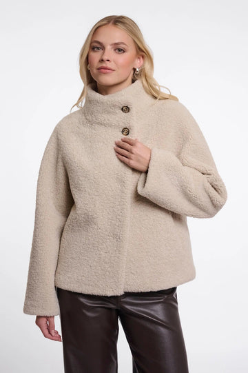Young Ideas & Henmores -Denu High Collar Jacket -Birch -8