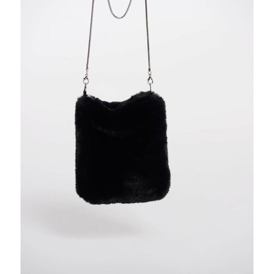 Young Ideas/Henmores - Doxy Small Faux Fur Shoulder Bag - Birch - OS