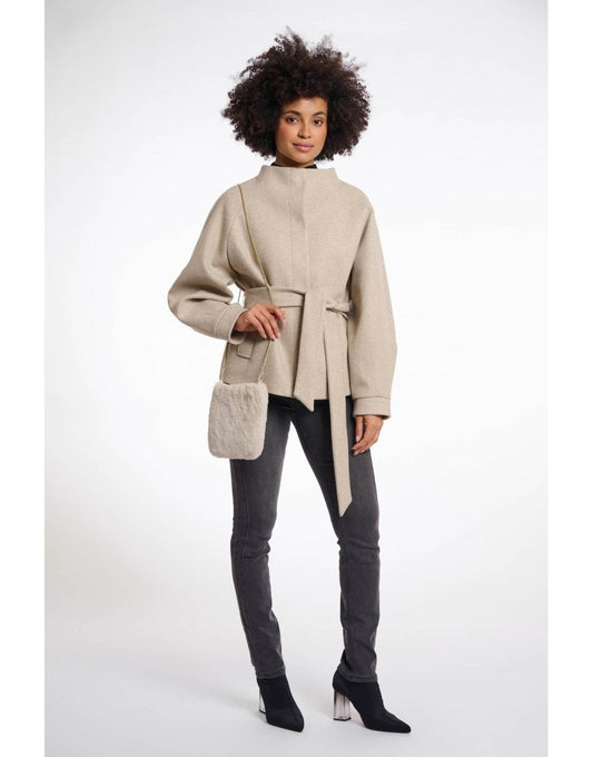 Young Ideas/Henmores - Doxy Small Faux Fur Shoulder Bag - Birch - OS