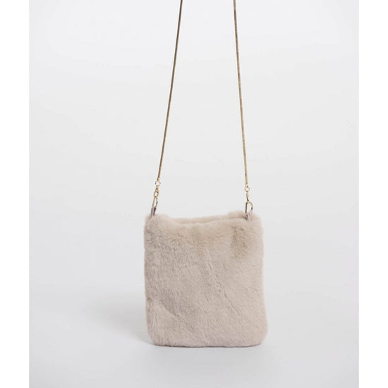 Young Ideas/Henmores - Doxy Small Faux Fur Shoulder Bag - Birch - OS