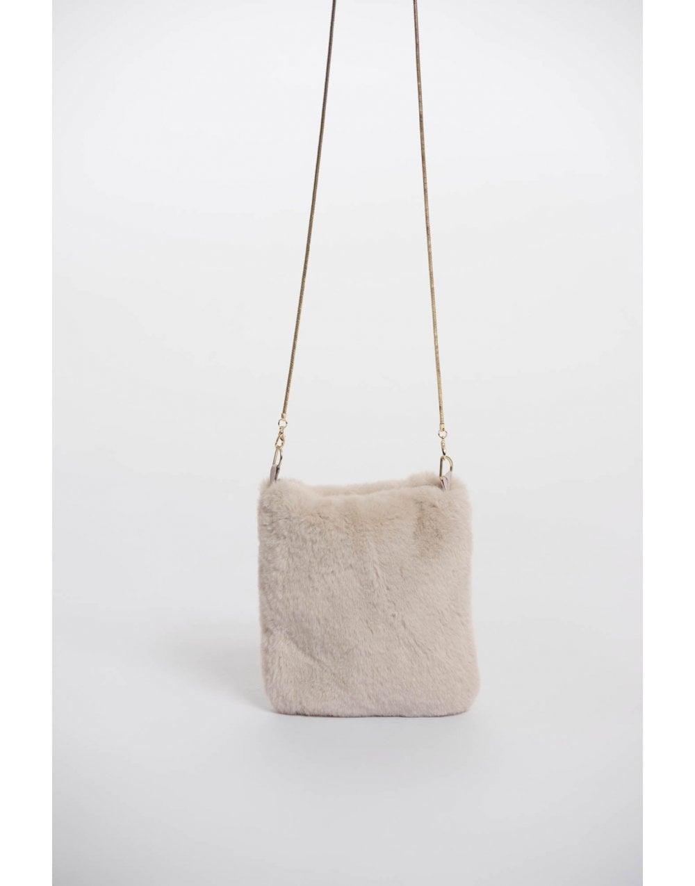 Young Ideas/Henmores - Doxy Small Faux Fur Shoulder Bag - Birch - OS