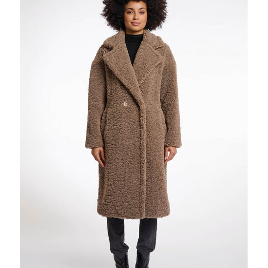 Young Ideas/Henmores - Elicia Teddy Coat - Birch - 8