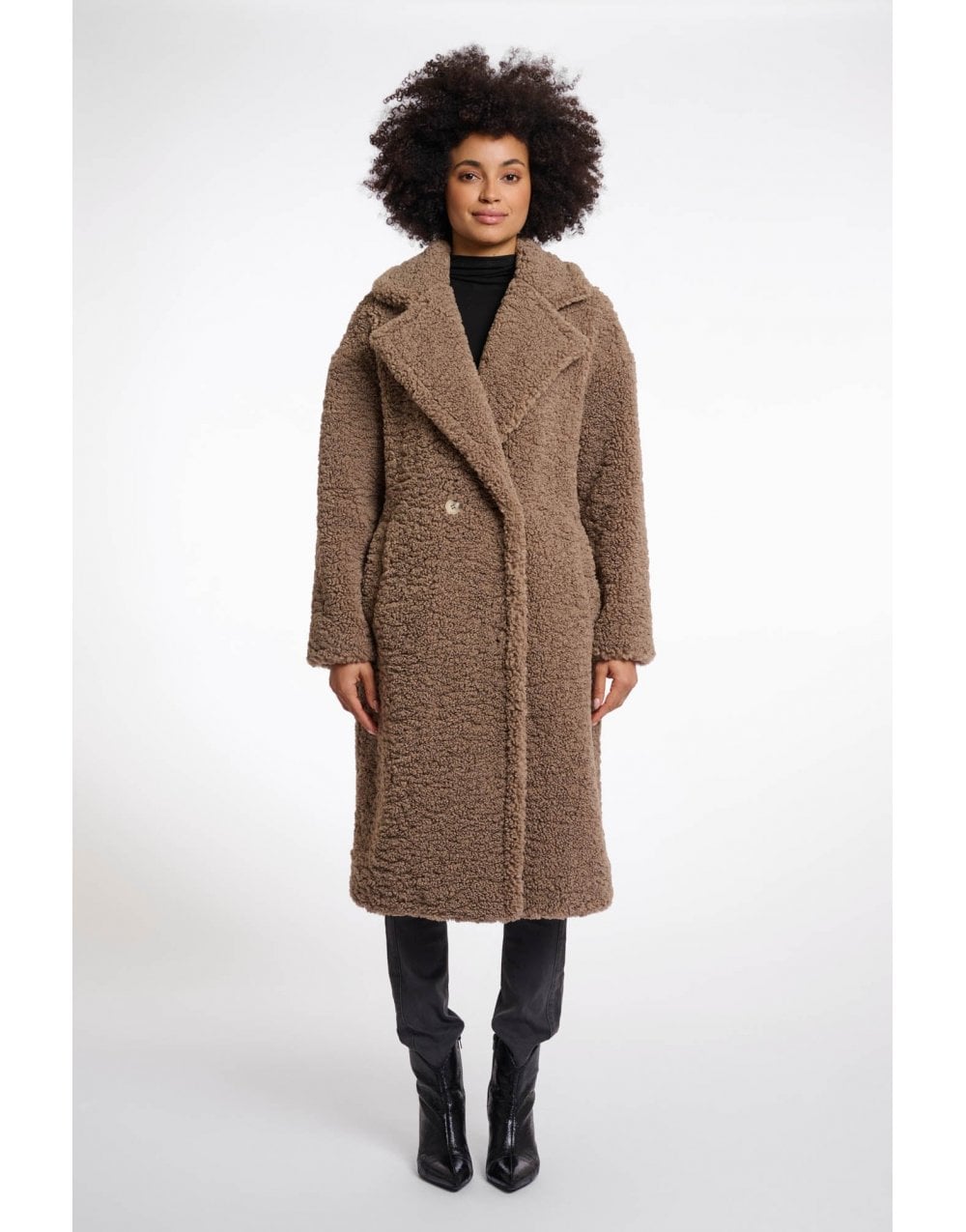 Young Ideas/Henmores - Elicia Teddy Coat - Birch - 8