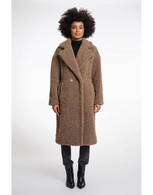 Young Ideas/Henmores - Elicia Teddy Coat - Birch - 8