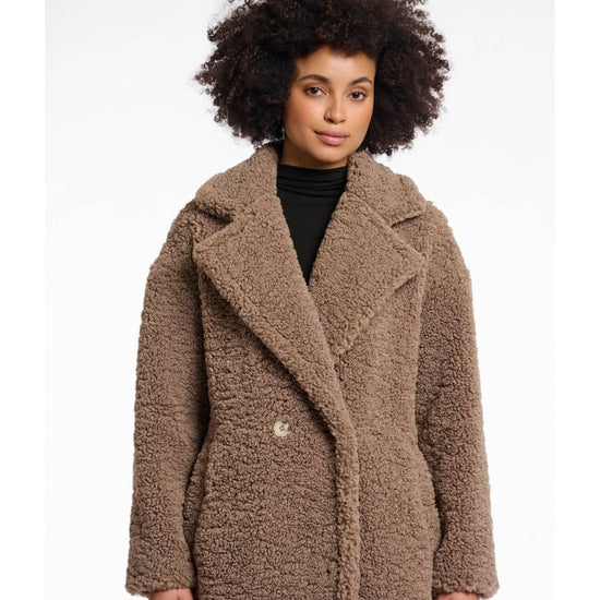 Young Ideas/Henmores - Elicia Teddy Coat - Birch - 8