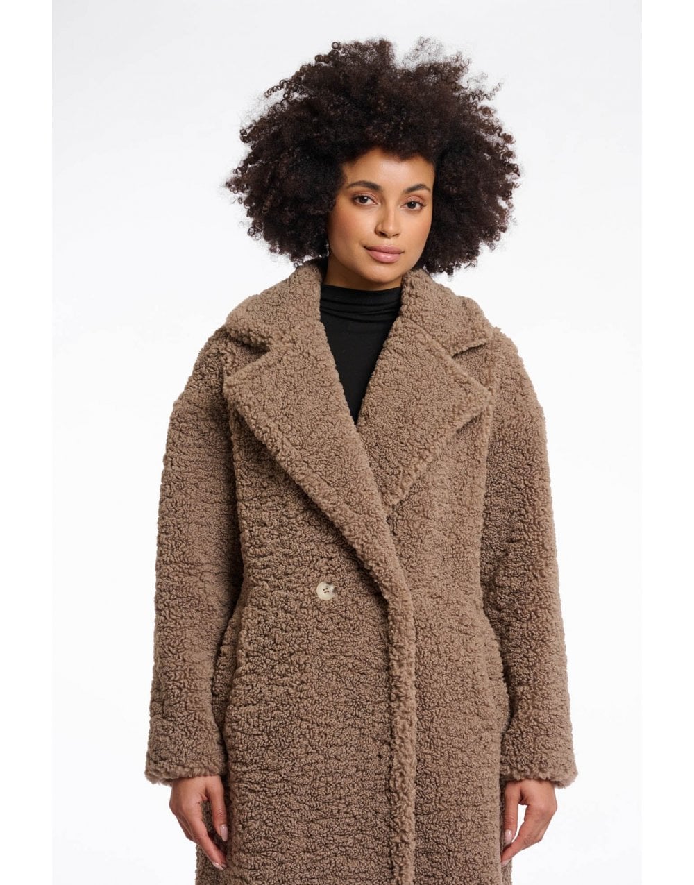 Young Ideas/Henmores - Elicia Teddy Coat - Birch - 8