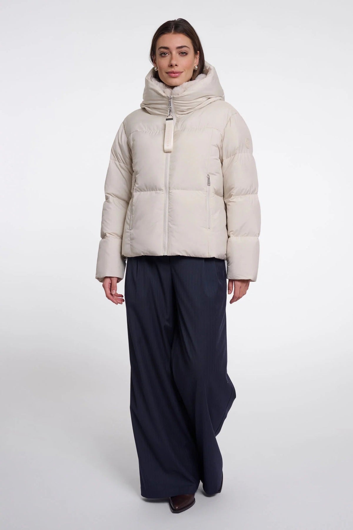 Young Ideas & Henmores -Joni Short Padded Jacket -Birch -8