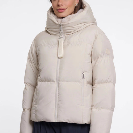 Young Ideas & Henmores -Joni Short Padded Jacket -Birch -8