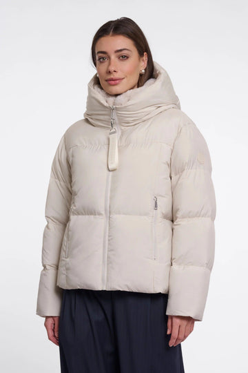 Young Ideas & Henmores -Joni Short Padded Jacket -Birch -8