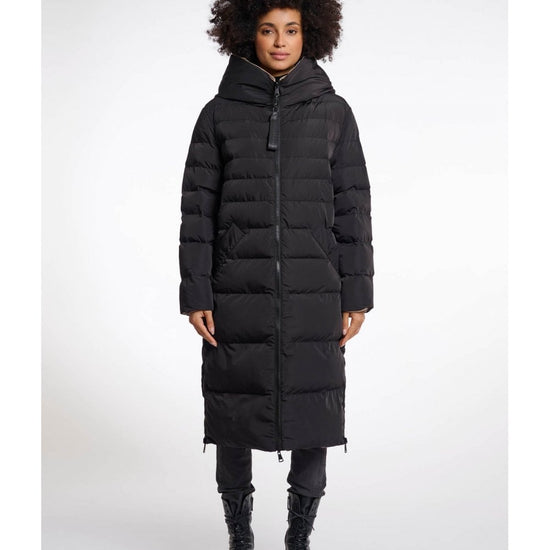 Young Ideas/Henmores - Keila Reversible Coat - Black/Toffee - 8