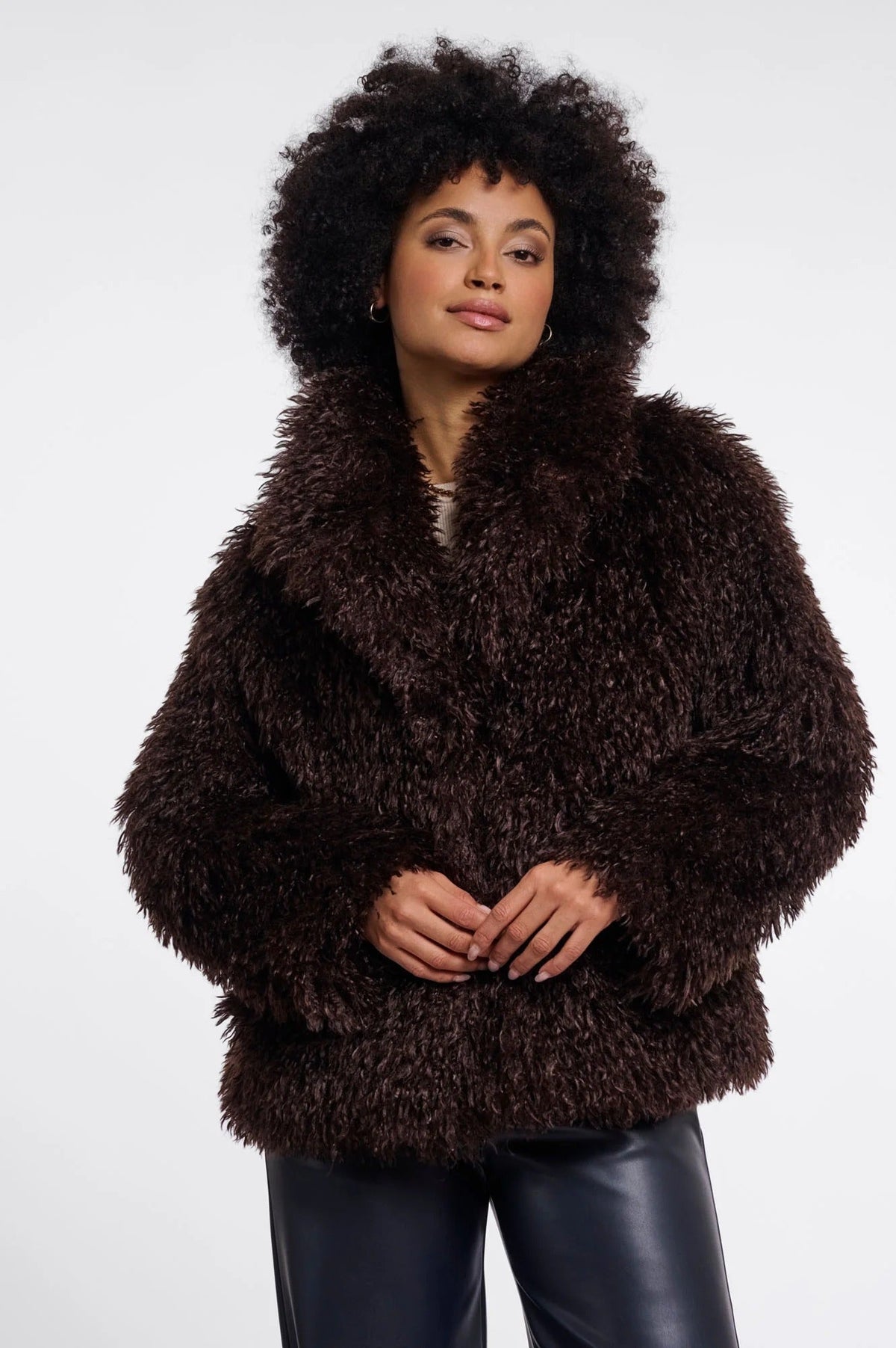 Young Ideas & Henmores -Lias Reverse Collar Jacket -Coffee Roast -6