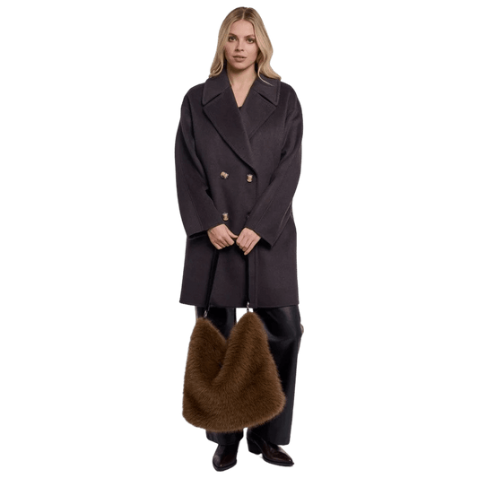Young Ideas & Henmores -Noura Bag -Natural Brown -OS