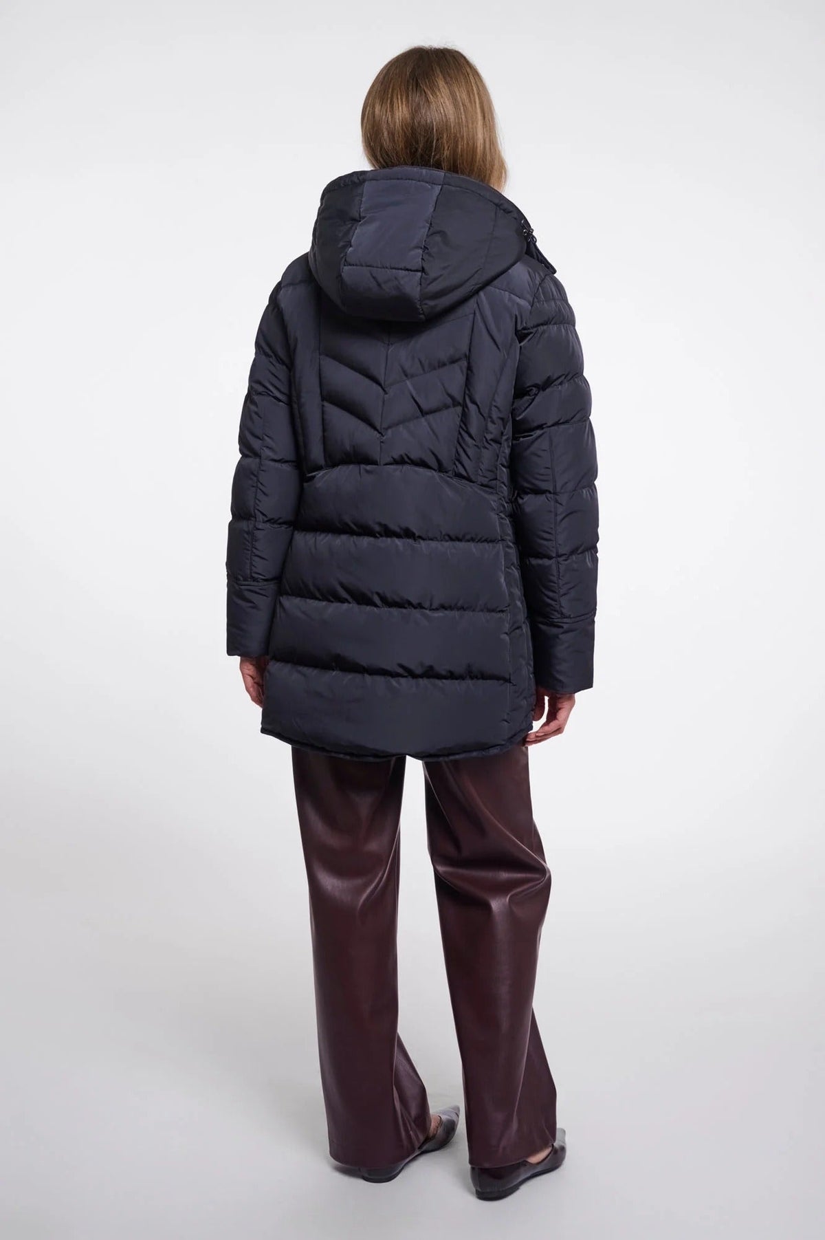 Young Ideas & Henmores -Nusa Detachable Hood Padded Coat -Dark Navy -8