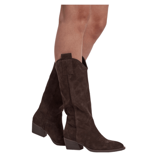 Young Ideas & Henmores -Pari Cowboy Boots -Brown -4