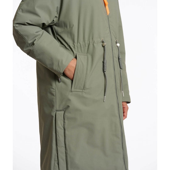 Young Ideas/Henmores - Quinte Detachable Faux Fur Coat - Green Ash - 8