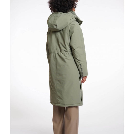 Young Ideas/Henmores - Quinte Detachable Faux Fur Coat - Green Ash - 8