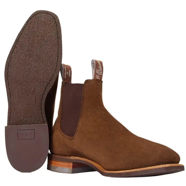 Young Ideas & Henmores -Comfort Craftsman Boot -Mid Brown -11