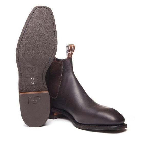 Young Ideas & Henmores -Comfort Craftsman Boot -Mid Brown -11
