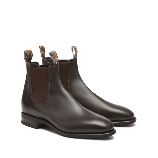 Young Ideas & Henmores -Comfort Craftsman Boot -Mid Brown -11