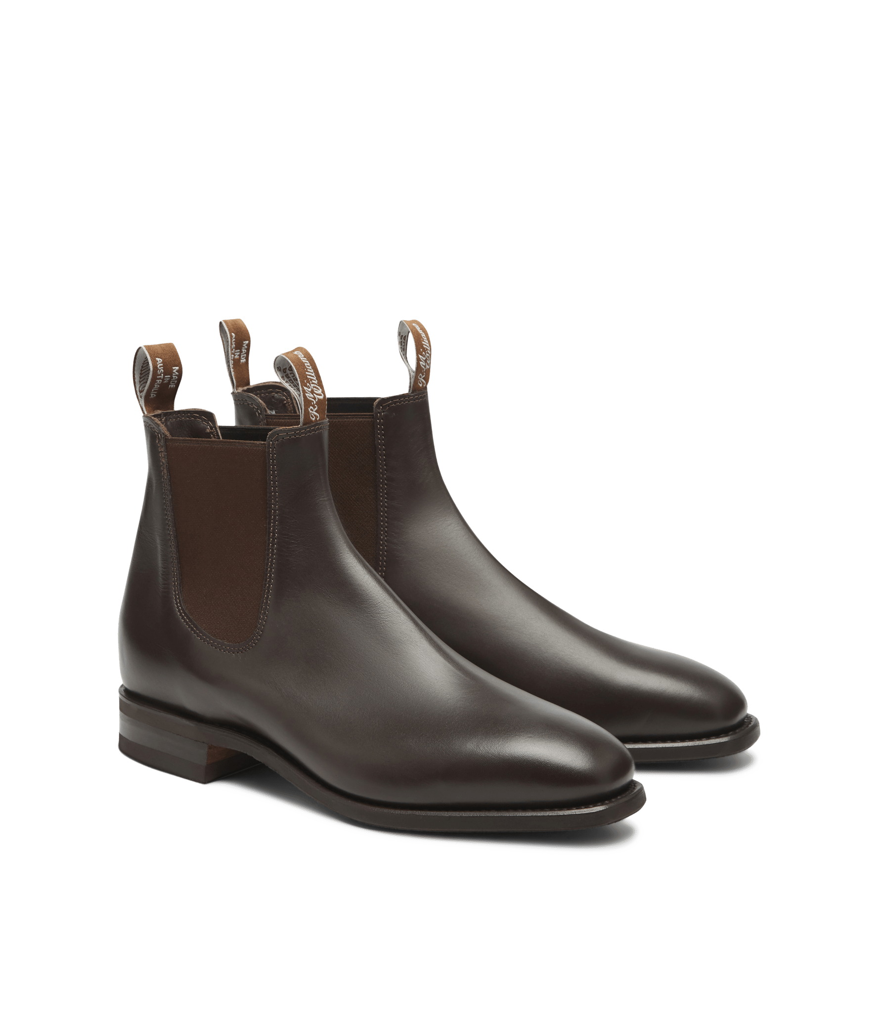 Young Ideas & Henmores -Comfort Craftsman Boot -Mid Brown -11