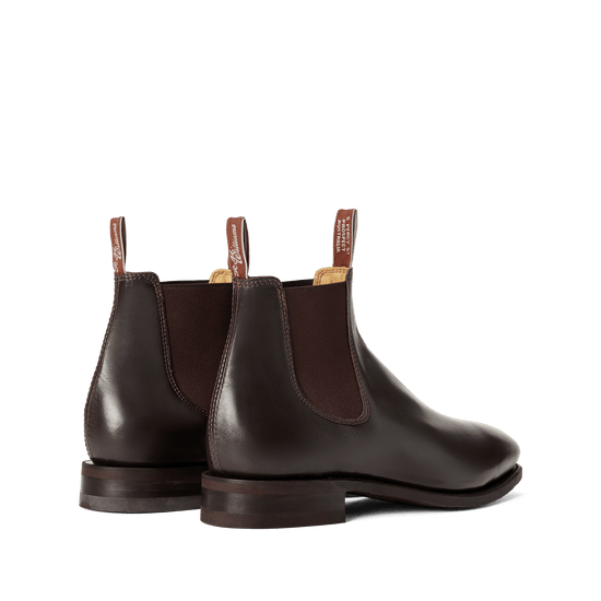 Young Ideas & Henmores -Comfort Craftsman Boot -Mid Brown -11