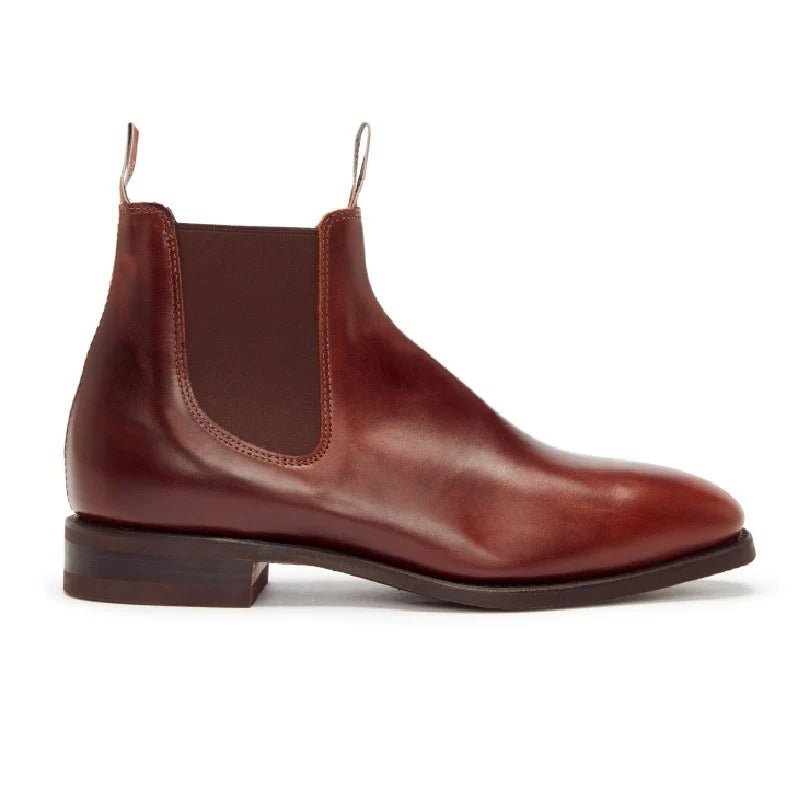Young Ideas & Henmores -Comfort Craftsman Boot -Mid Brown -11
