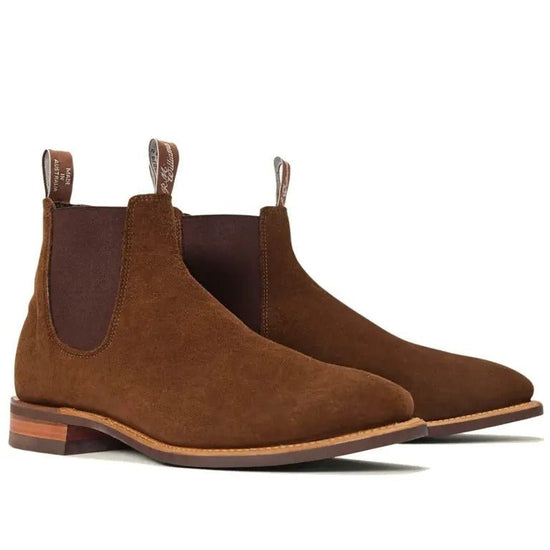 Young Ideas & Henmores -Comfort Craftsman Boot -Mid Brown -11