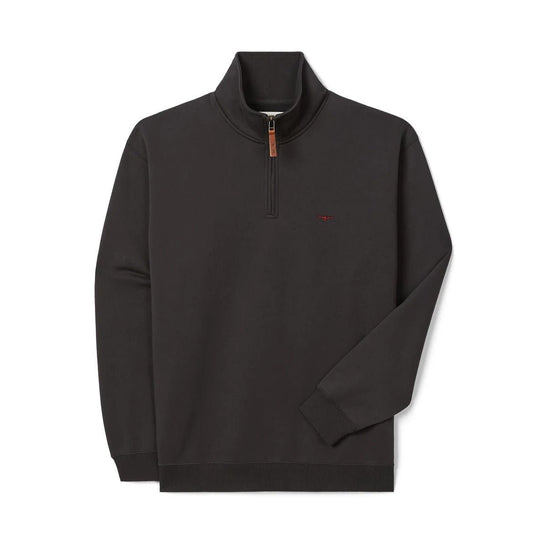 Young Ideas & Henmores -Mulyungarie 1/4 Zip Sweatshirt -Charcoal -S