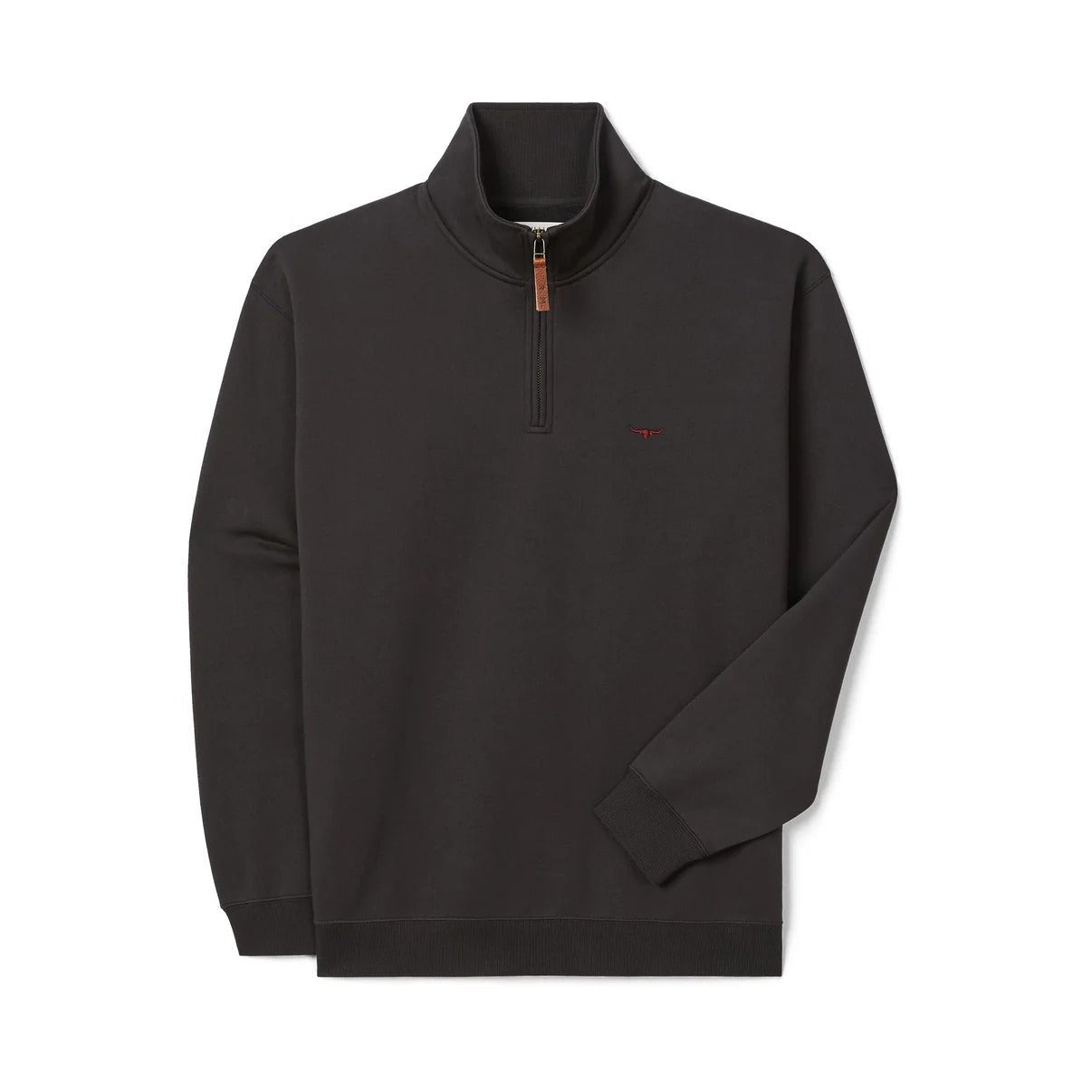 Young Ideas & Henmores -Mulyungarie 1/4 Zip Sweatshirt -Charcoal -S
