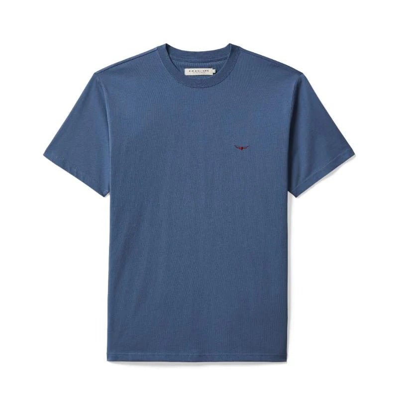 Young Ideas & Henmores -Parson T-Shirt -Vintage Indigo -S