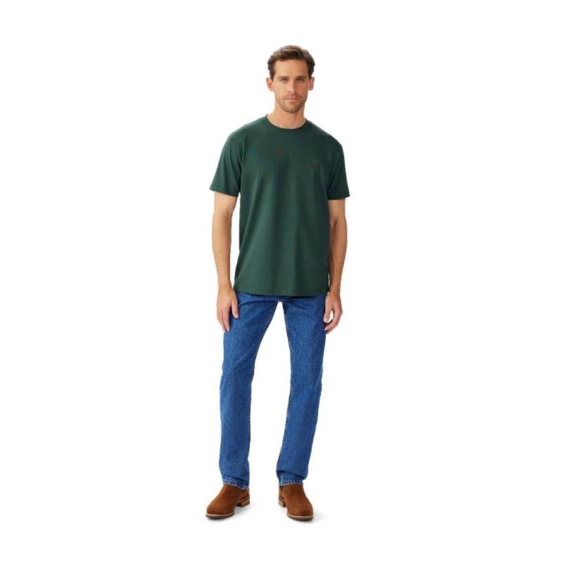 Young Ideas & Henmores -Parson T-Shirt -Pine -S