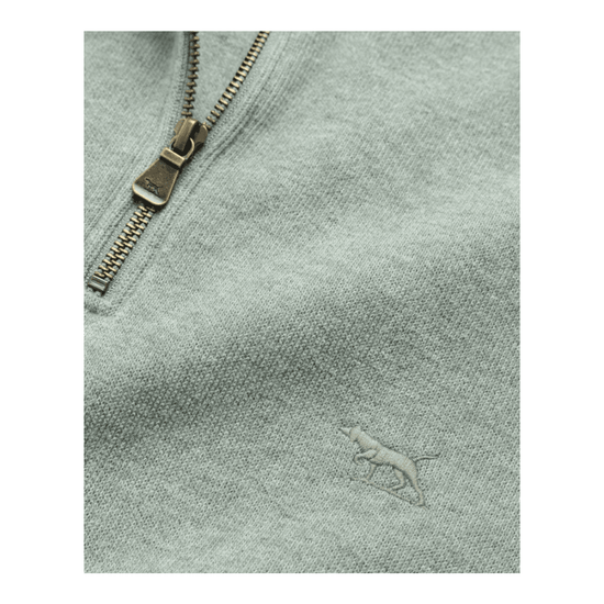 Young Ideas/Henmores - Alton Avenue 1/4 Zip Knit - Eclipse Blue - M