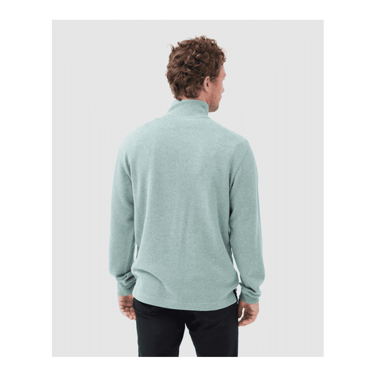 Young Ideas/Henmores - Alton Avenue 1/4 Zip Knit - Eclipse Blue - M