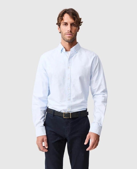 Young Ideas & Henmores - Cambridge Shirt - Sky - S