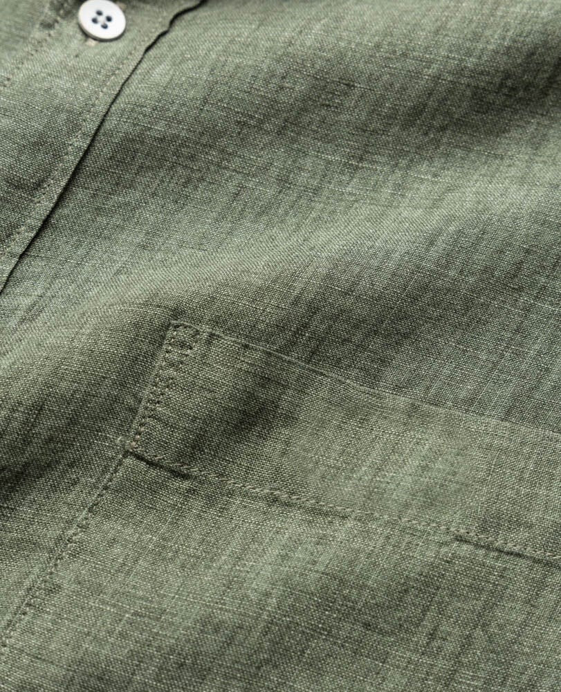 Young Ideas & Henmores - Coromandel Shirt - Kelp - M