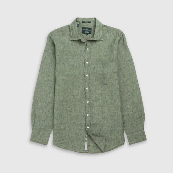 Young Ideas & Henmores - Coromandel Shirt - Kelp - M