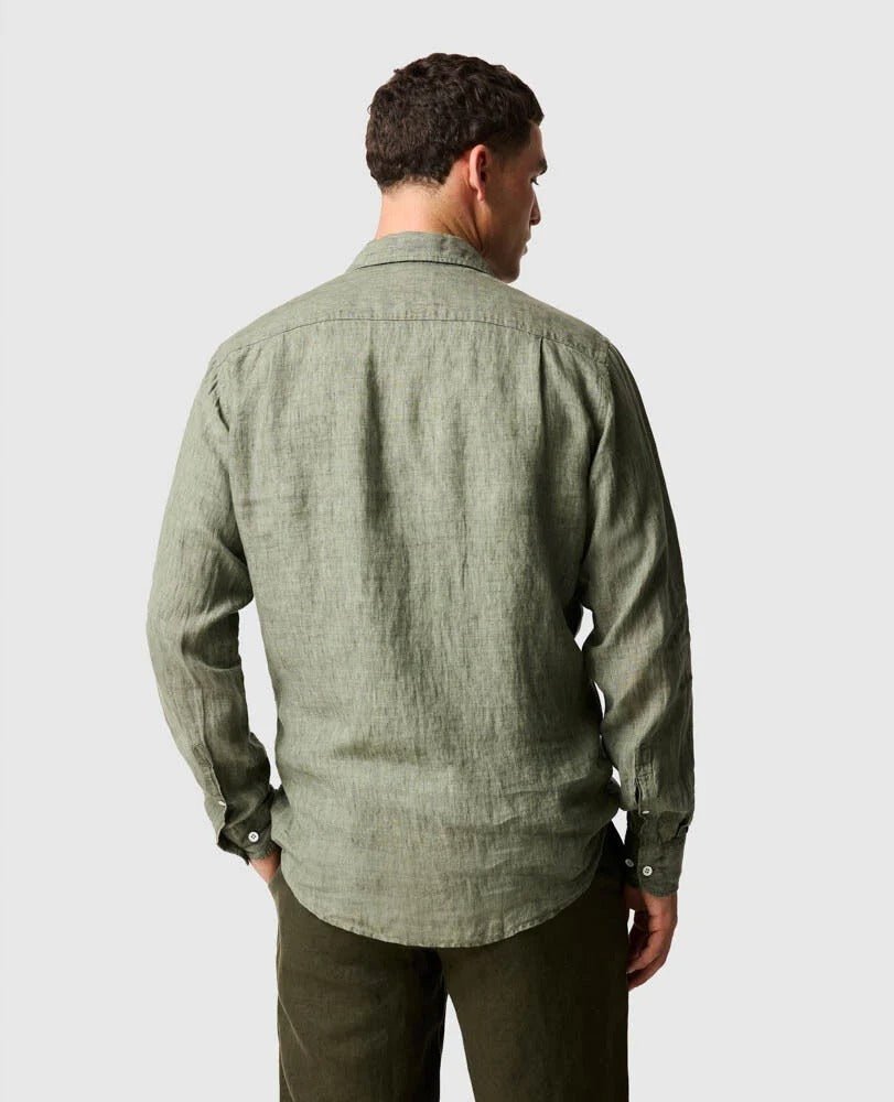 Young Ideas & Henmores - Coromandel Shirt - Kelp - M