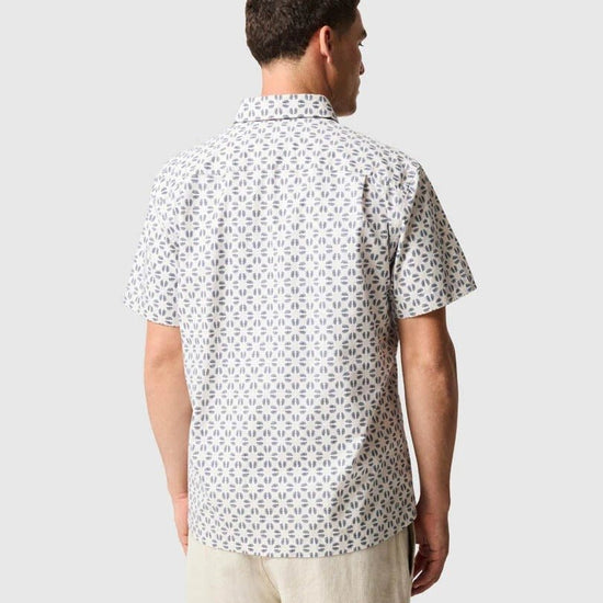 Young Ideas & Henmores - Crown Hill Short Sleeve Shirt - Royal - M