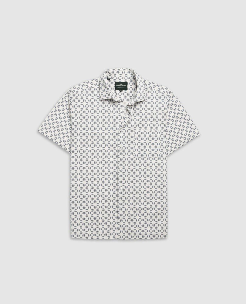 Young Ideas & Henmores - Crown Hill Short Sleeve Shirt - Royal - M