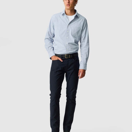 Young Ideas & Henmores -Edbrooke Hill Shirt -Sky -L